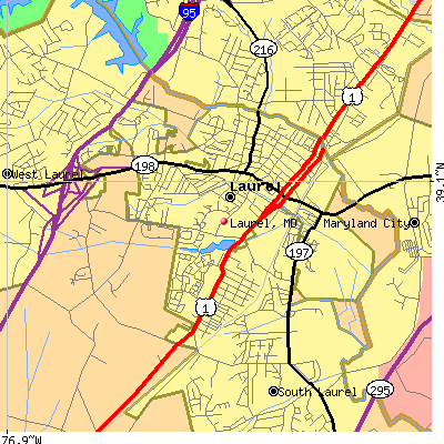 Laurel map