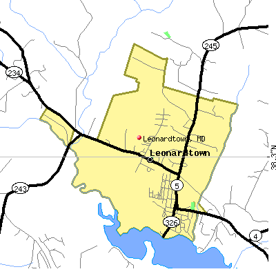 Leonardtown map