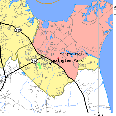 Lexington Park map