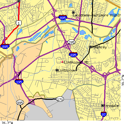 Linthicum map