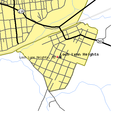 Loch Lynn Heights map