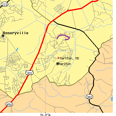 Marlton map