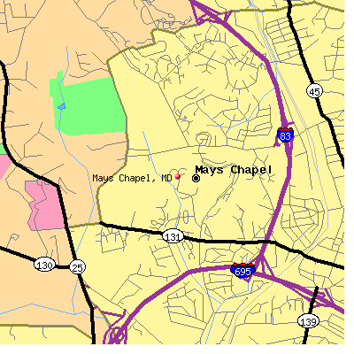 Mays Chapel map