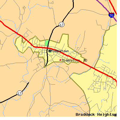Middletown map