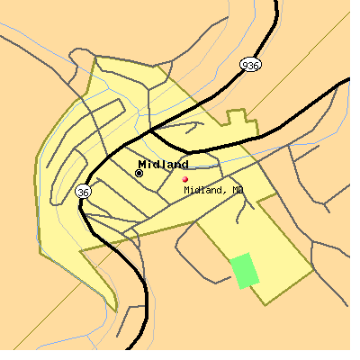 Midland map