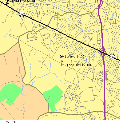 Milford Mill map