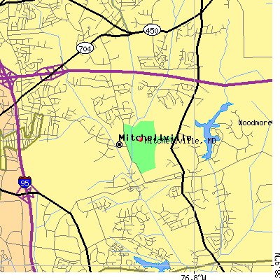 Mitchellville map