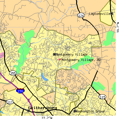 Montgomery Village map