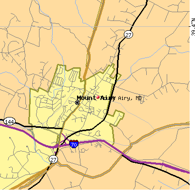 Mount Airy map