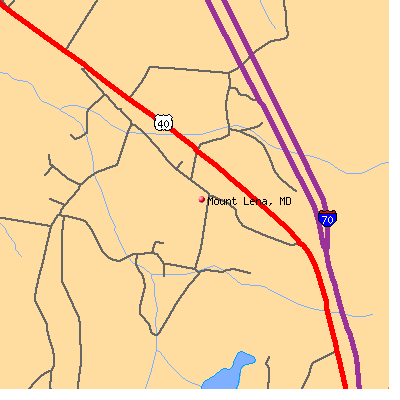 Mount Lena map