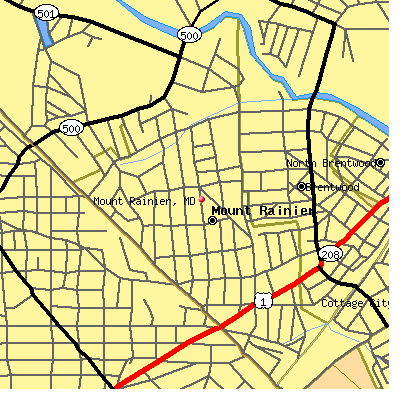 Mount Rainier map