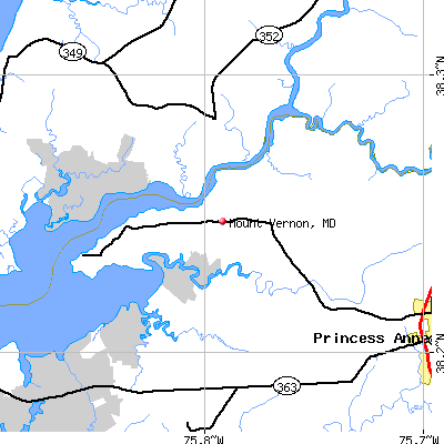 Mount Vernon map