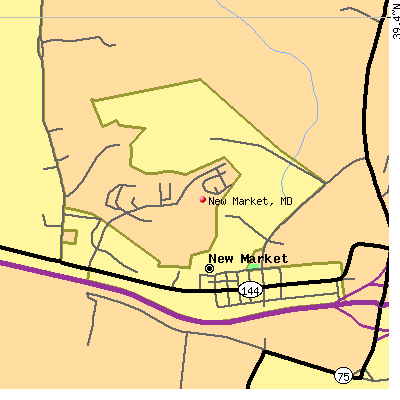 New Market map