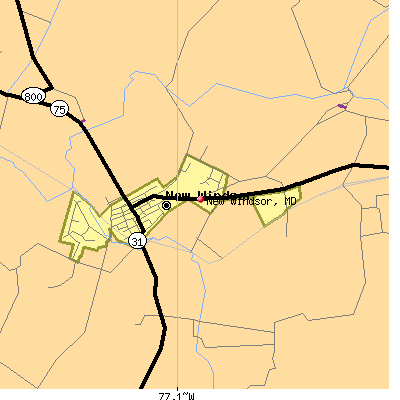 New Windsor map