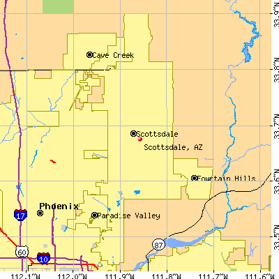 Scottsdale map