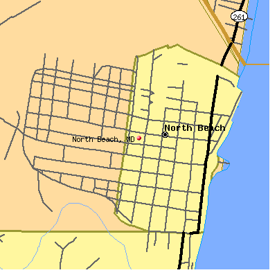 North Beach map