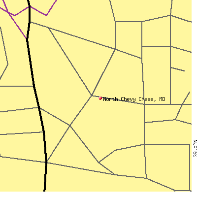 North Chevy Chase map
