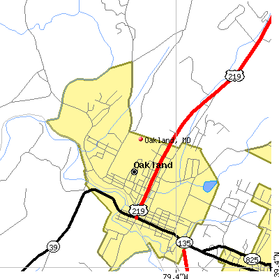 Oakland map