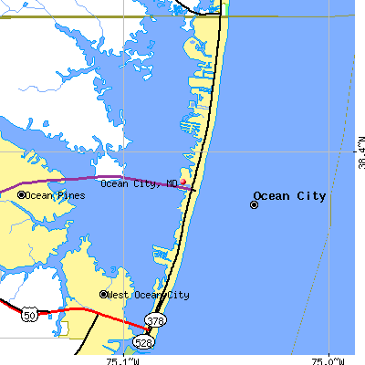 Ocean City map