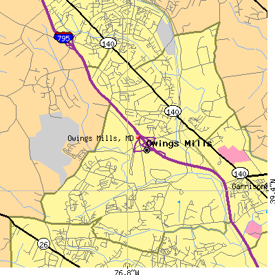 Owings Mills map