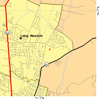 Paramount-Long Meadow map