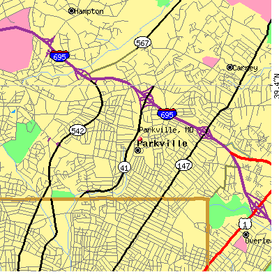 Parkville map