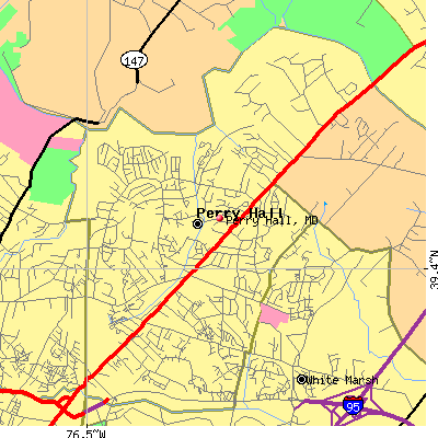 Perry Hall map