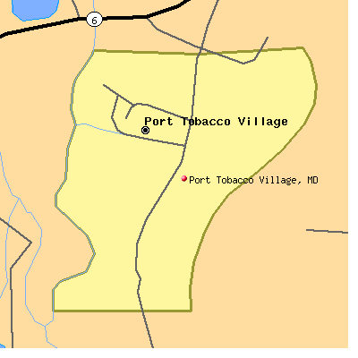 Port Tobacco Village map