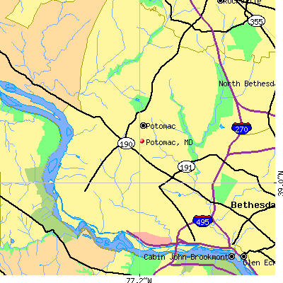 Potomac map