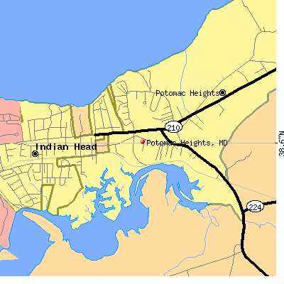 Potomac Heights map