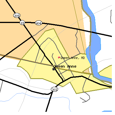 Queen Anne map