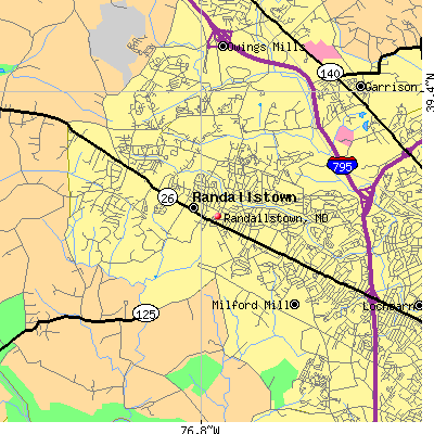Randallstown map