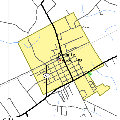Ridgely map