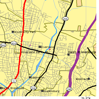 Riverdale Park map