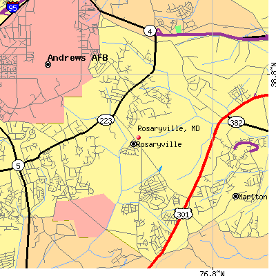 Rosaryville map