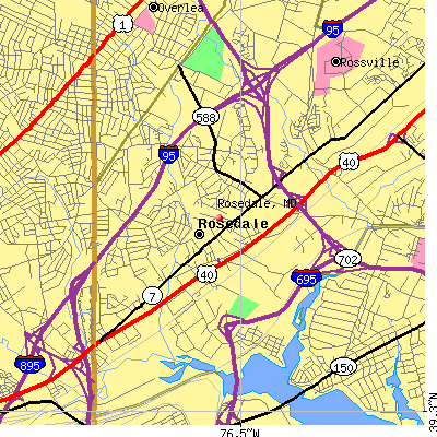 Rosedale map