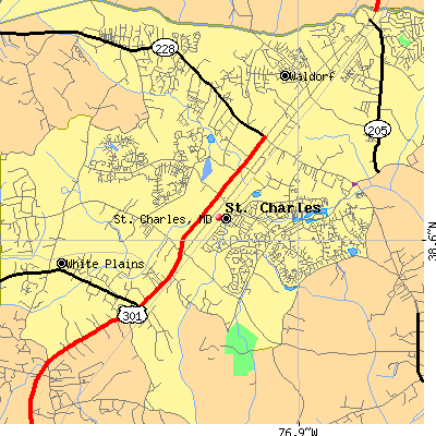 St. Charles map
