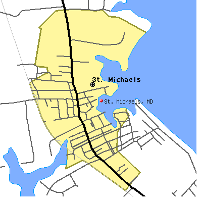 St. Michaels map