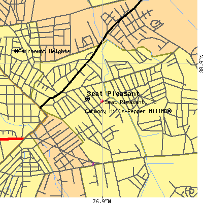 Seat Pleasant map