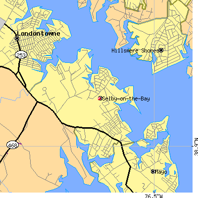 Selby-on-the-Bay map
