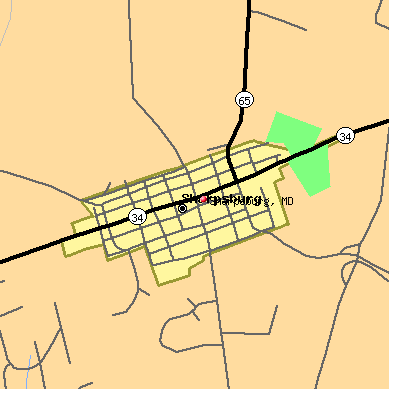 Sharpsburg map