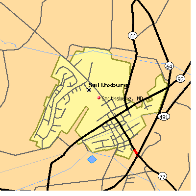 Smithsburg map