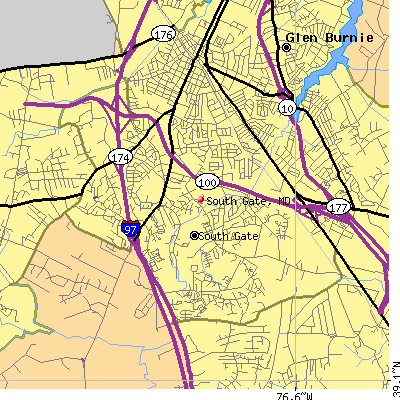 South Gate map