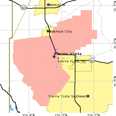 Sierra Vista map