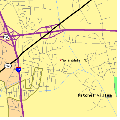 Springdale map