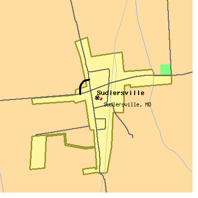 Sudlersville map