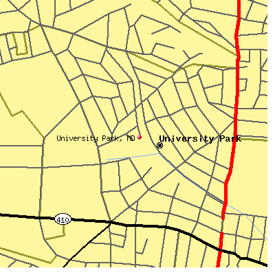 University Park map