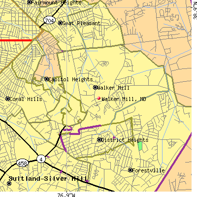 Walker Mill map
