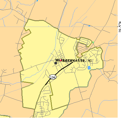 Walkersville map