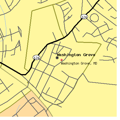 Washington Grove map